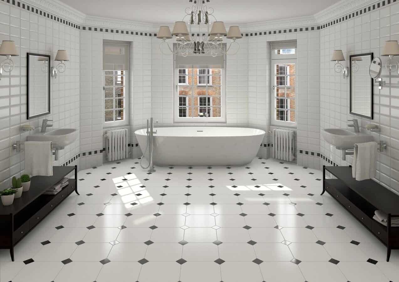 How do you make bathroom tiles shine? Bristol Tile