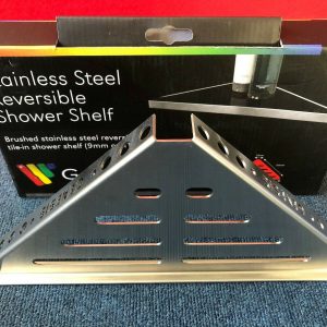 Genesis Stainless Steel Reversible Shower Shelf KBREV.102
