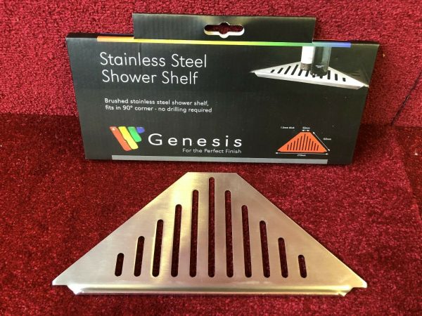 Genesis Stainless Steel Shower Shelf KBSSS.102