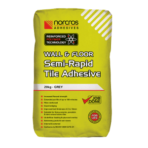 Norcros Semi-Rapid Porcelain S1 Tile Adhesive